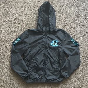 H&M x PlayStation Youth Windbreaker Jacket with removable hood